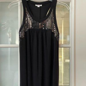 Black mini cocktail dress